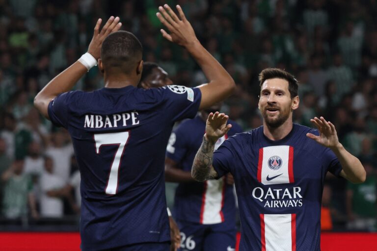 Messi Mbappé PSG