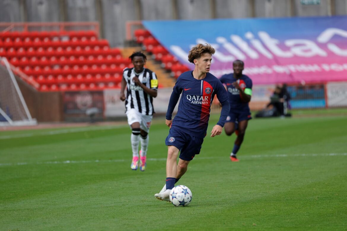 Newcastle vs. PSG (0-1): Victoria en la Youth League para los parisinos